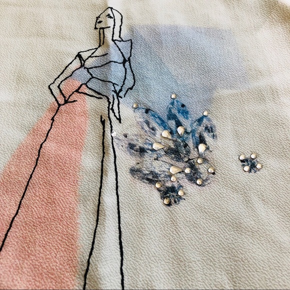 Zara sleeveless suede shoulder polyester top - Picture 2 of 2